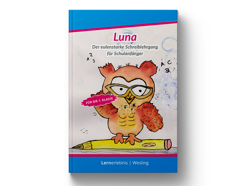Luna - Der eulenstarke Schreiblehrgang Übungsbuchcover